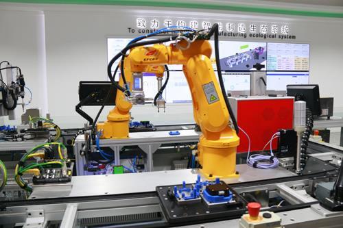 宜科(天津)电子智能工厂展示台